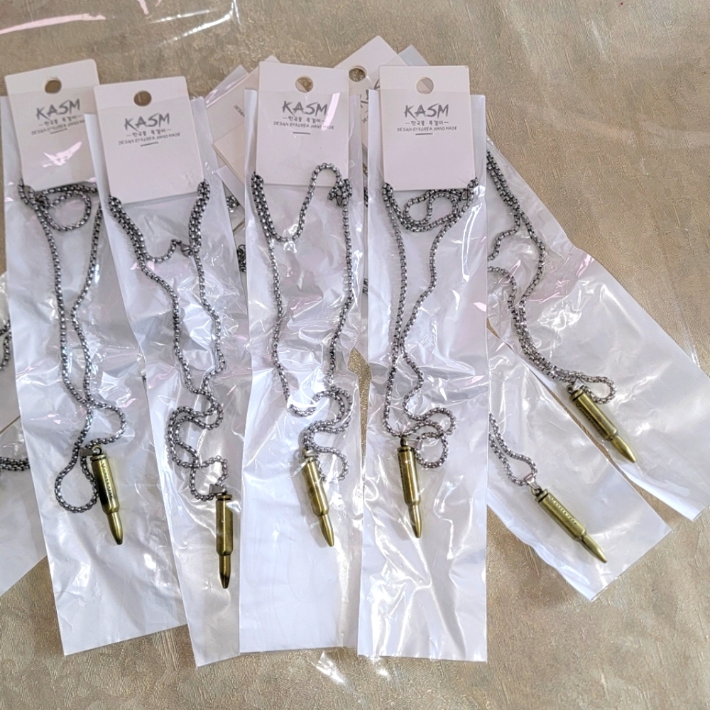Bullets on Chain Necklaces